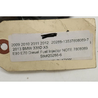 2009 2010 2011 2012 2013 BMW 335d X5 Diesel Fuel Injector NOTE OEM