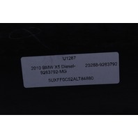 2010 BMW X5 Footwell Light Control Module LCM 9263792 OEM