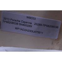 2013 Porsche Cayenne AC A/C Compressor 7P5820803B OEM