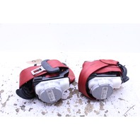 2012 2013 2014 2015 Porsche Cayenne Rear Seat Belt Pair Red Stock#20289 OEM