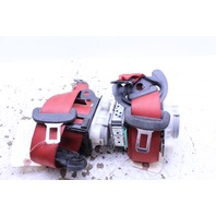 2012 2013 2014 2015 Porsche Cayenne Rear Seat Belt Pair Red Stock#20289 OEM