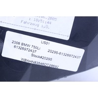 2006 BMW 750Li E66 Ignition Switch Key Start Button - 61326972437 OEM