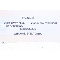 2006 BMW 750Li E66 A Pillar SRS Control Module Right OEM