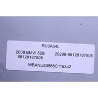 2008-2010 BMW 528i 535i 550i M5 Radio Stereo Tuner Head Unit Champ OEM