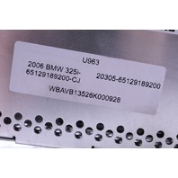 2007 BMW 328i 335i AM FM Radio Professional CD Player 65129132216 OEM