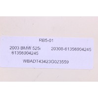 2001 2002 2003 BMW 525i 530i E39 Door Module Right - 61356904245 OEM