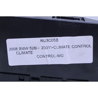 2008 BMW 528i Climate Temperature Control Panel OEM