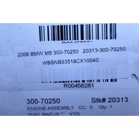 2006-2010 BMW M5 M6 Engine S85 Motor - 11000433598 OEM