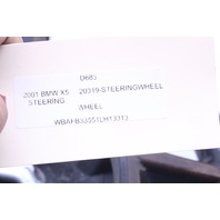 2001 2002 2003 BMW X5 Steering Wheel Wood Trim 3 Spoke Worn Bad