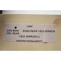 2009 BMW 335i Interior Inside Rear View Mirror OEM