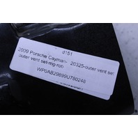 Porsche Cayman 987 Engine Intake Side Vent Precision Design Plastics Mesh Grille OEM