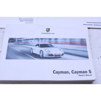 2009 Porsche Cayman 987 Coupe Owners Manual