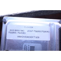 2003 BMW 540i E39 Engine Computer Module ECU ECM DME 7522800, 7528363 OEM
