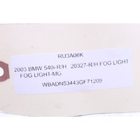 2003 BMW 540i E39 Right Fog Light Lamp OEM