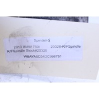 2010 2011 2012 2013 BMW 750i Front Spindle Knuckle Hub Right Stock#20328