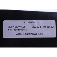 2007 BMW 525i 530i 550i M5 Climate Temperature Control Panel OEM