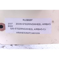 BMW 525i 530i 550i E60 Triangle Steering Wheel Airbag 32346780455 OEM