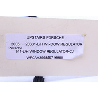 2005 Porsche 911 997 Boxster Window Regulator Left OEM