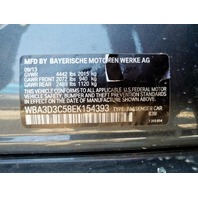 2014 BMW 328d F30 - OEM Used Parts - Stock # 20332