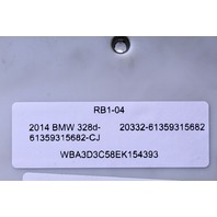 BMW 328i 335i 428i 435i Front Electronic Control Module 61359315682 OEM