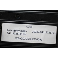 2014 BMW 320i 328i Audio Climate Temperature Control Panel OEM