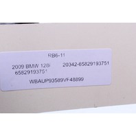 2009 BMW 128i E82 Navigation Navi Info Display Screen 9193751 OEM