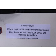 2002 BMW 330ci HOTCHKIS Front Rear Sway Stabilizer Bar Bars OEM