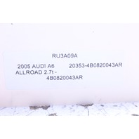 2005 Audi A6 Allroad Climate Temperature Control Panel OEM