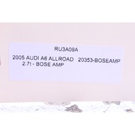 2005 AUDI A6 Allroad Bose Audio Amp Amplifier 294017 OEM