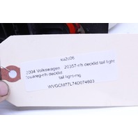 2004-2006 Volkswagen Touareg Tail Light Right Lid Mounted OEM