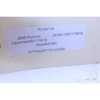 2005 Porsche Cayenne Engine Oil Cooler Cover 038117061B Stock#20365