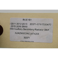 2010-2016 BMW X5 X5M Auxiliary Secondary Radiator - 17117533477 OEM