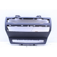2007-2013 BMW X5 X6 Dash Stereo Climate Control Trim Bezel - 51456967464 OEM