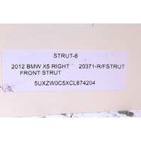 2007-2013 BMW X5 Right Front Strut Shock Spring 31326781920 OEM