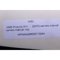 2005 Porsche 911 997 Owner Manual Case