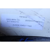 2000-2006 BMW X5 Front Fender Flare Arch Left Driver - 51718408703 OEM