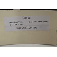 2000-2006 BMW X5 Front Fender Flare Arch Right - 51718408704 OEM