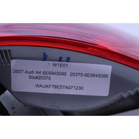 2006 2007 2008 A4 S4 Avant Wagon Tail Light Lamp Left 8E9945095F OEM