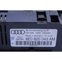 2006 2007 2008 Audi A4 Climate Temperature Control Panel OEM