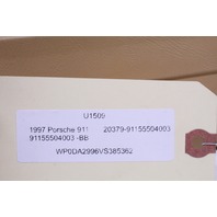 1990-1998 Porsche 911 993 Right Door Panel Pocket Lid Cashmere Beige OEM