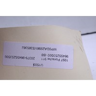 1990-1998 porsche 911 964 993 Upper Center Console Switch Trim Bezel OEM