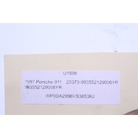1995 1996 1997 1998 Porsche 911 993 Glovebox Glove Box Door Lid Cover No Key 993552129008YR OEM