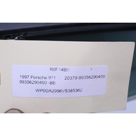 1996 1997 1998 Porsche 911 993 Rear Wind Deflector Glass 99356290400 Stock#20379 OEM