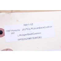 1995-1998 Porsche 911 993 Targa Upper Rear Seat Left Driver OEM