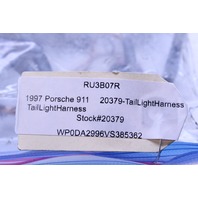 1997 Porsche 911 993 Tail Light Lamp Center Wiring Bulb Harness Stock#20379