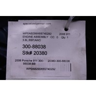 2005 -2008 Porsche 911 997 3.8 Engine Motor XXk Miles - 99710099702 OEM