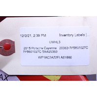 2011 2012 2013 2014 2015 Porsche Cayenne Spare Tire Wheel 19 X 6.5 Rim - 7P5601027C OEM