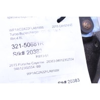 2008-2015 Porsche Cayenne Turbo Right Turbo Turbocharger OEM