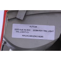 2004 2005 2006 Audi A4 S4 Convertible Tail Light Lamp Right 8H0945096B OEM