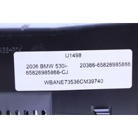 2006 BMW 530i Information Info Display Screen 6985868 OEM